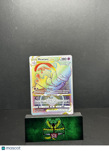 2022 GO Mewtwo VSTAR Rainbow Secret Rare HR #79/78