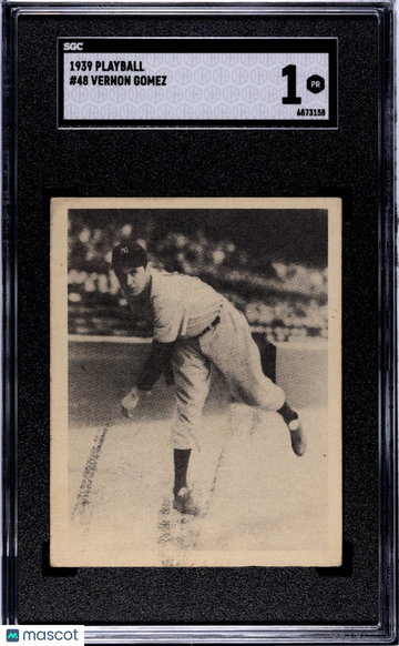 1939 Playball Vernon Gomez #48 SGC 1