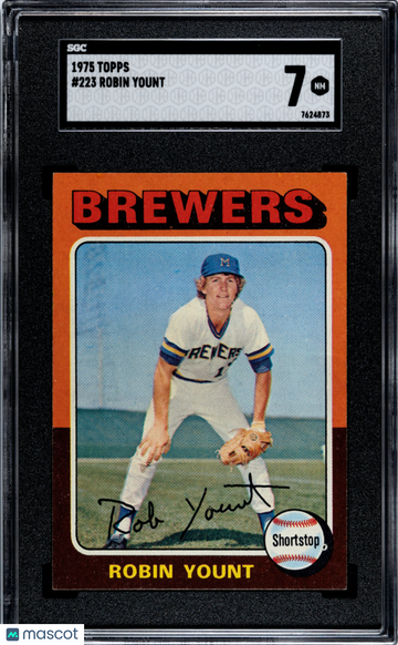1975 Topps Robin Yount #223 SGC 7