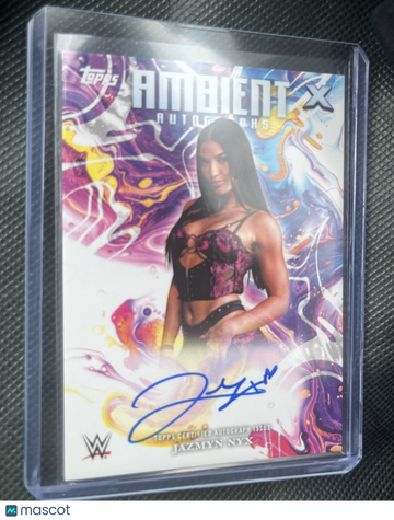 2025 Topps Exalted WWE Jazmyn Nyx #AMA-JZN Insert Topps