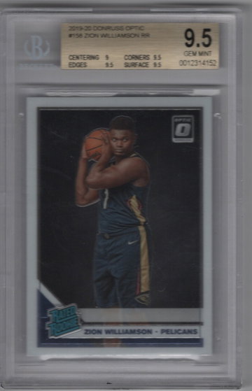 Zion Williamson 2019 Optic BGS 9.5