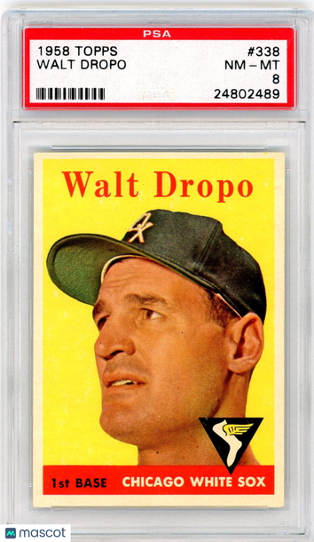 1958 Topps Walt Dropo #338 PSA 8