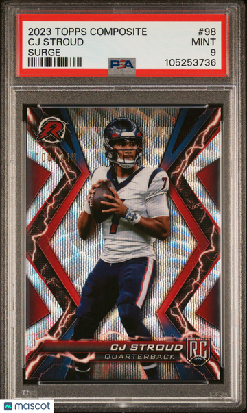 2023 Topps Composite CJ Stroud #98 Surge /249 PSA 9