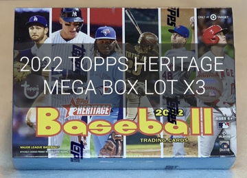 2022 Topps Heritage Mega Box Lot x3