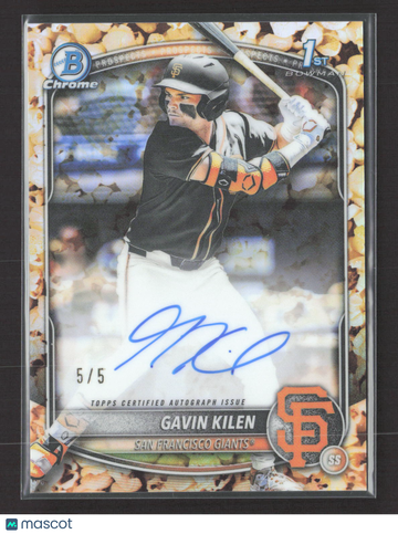 2025 Topps Bowman Chrome Gavin Kilen #CPA-GK Popcorn /5