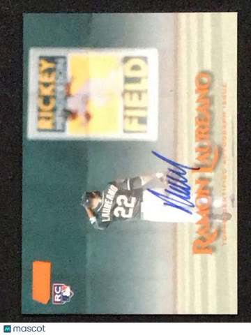 2019 Topps Stadium Club Ramon Laureano Orange Foil Rookie