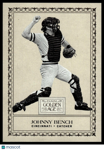 2012 Panini Golden Age Johnny Bench #3 Newark Evening World Supplement
