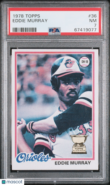 1978 Topps Eddie Murray #36 PSA 7
