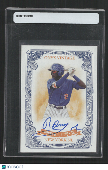 2021 Onyx Vintage RONNY MAURICIO #VARM BLUE AUTOGRAPH AU,SN,/325