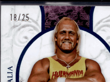2025 Topps Royalty WWE Regalia Relics Hulk Hogan #RR-27 /25 Event-Used Memorabilia Regalia Relics