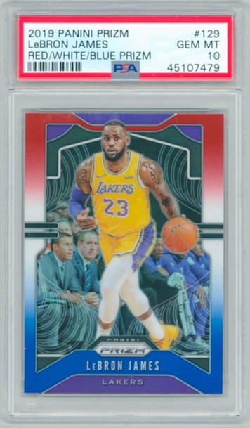 LeBron James 2019 Prizm Red, White, Blue