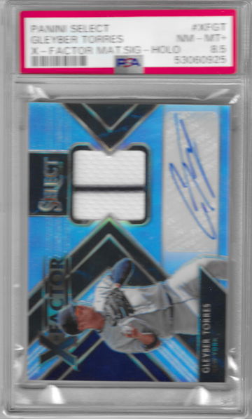 2020 Select Gleyber Torres X-Fractor Auto HOLO PSA 8.5