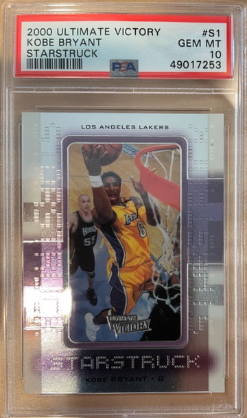 Kobe Bryant 2000 Ultimate Victory Starstruck S1 Insert PSA 10 Gem Mint Mamba