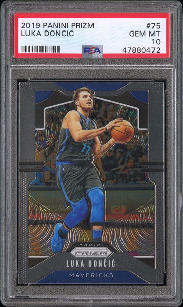 2019 Panini Prizm LUKA DONCIC #75  PSA 10