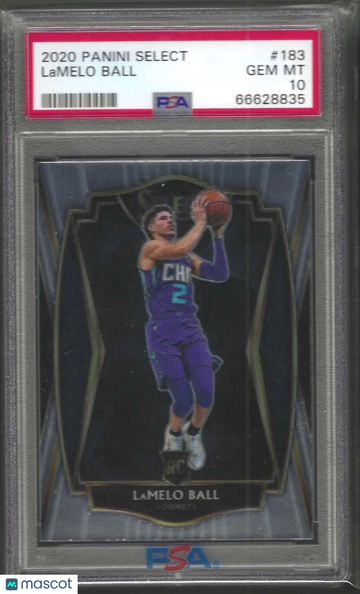 2020 Panini Select Lamelo Ball #183 PSA 10