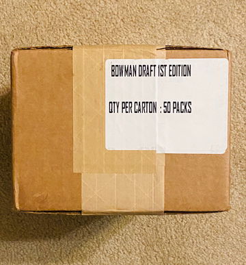 2021 Bowman Draft 1st Edition 50 Pack Box