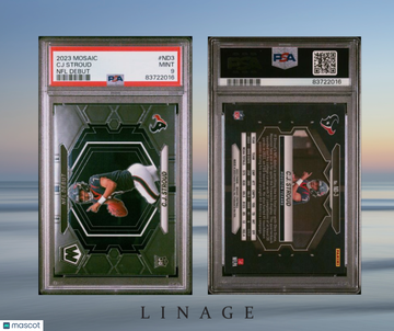 2023 Panini Mosaic NFL Debut CJ Stroud #ND3 Insert PSA 9