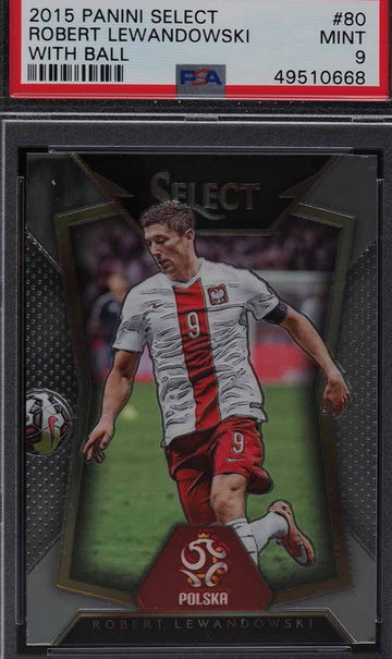 Robert Lewandowski 2015 Select PSA 9