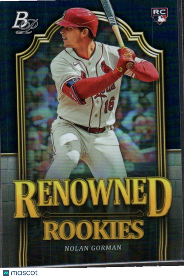 2023 Bowman Platinum Nolan Gorman #RR-11 Renowned Rookies