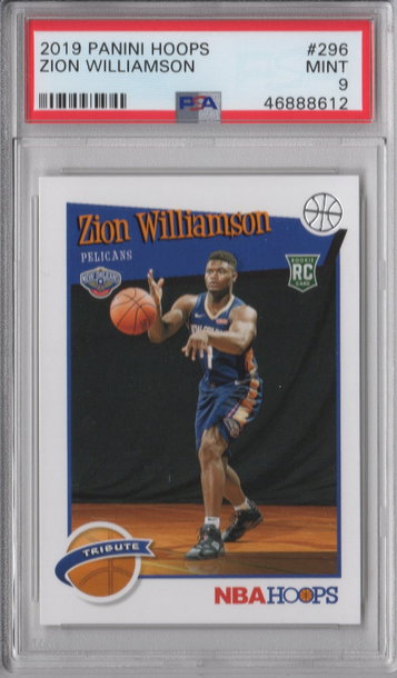 2019 Hoops Zion Williamson PSA 9