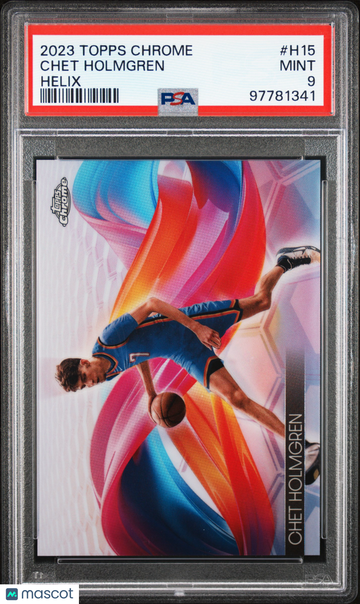 2023 Topps Chrome Helix Chet Holmgren #H15 PSA 9
