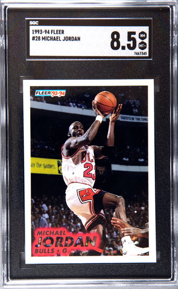 1993-94 Fleer Michael Jordan #28 SGC 8.5 