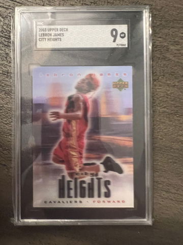 2003 UD Lebron James City Heights SGC 9