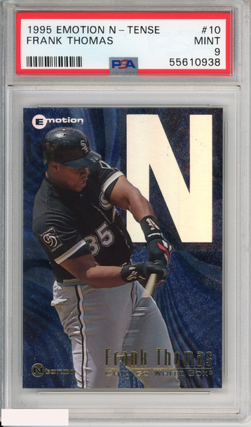 1995 EMOTION N-TENSE FRANK THOMAS #10 CHICAGO WHITE SOX HOF PSA 9 MINT