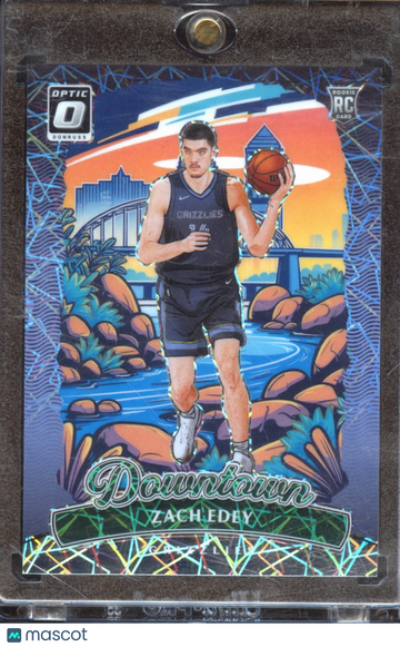 2025 Panini Donruss Optic Prizm Downtown Zach Edey #29 RC