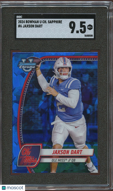 2024 Bowman Jaxson Dart #6 Rookie SGC 9.5 Bowman