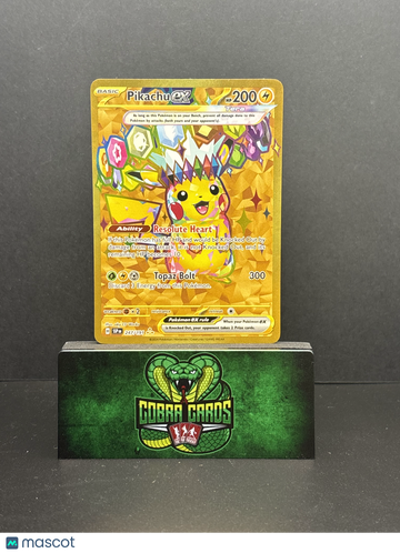 2024 Surging Sparks Pikachu EX Holo Secret Rare HR #247/191
