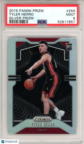 2019 Panini Prizm Tyler Herro #259 Silver PSA 9