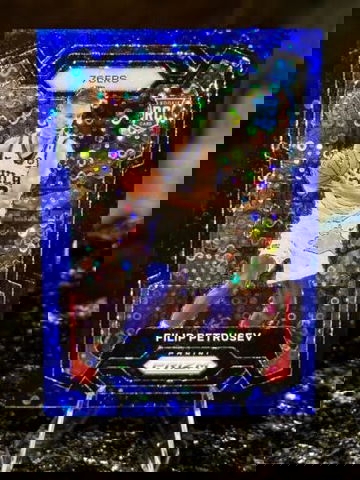 2023-24 Panini Prizm FILIP PETRUSEV RC DISCO BLUE #/150 SERBIAN OLYMPICS TEAM