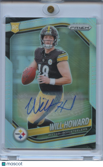 2025 Will Howard Silver Prizm Rookie Panini Authentic