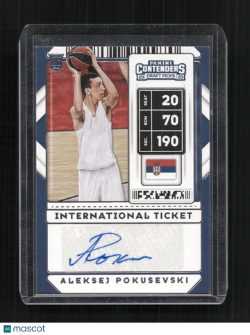 2020 contenders draft picks aleksej pokusevski #20