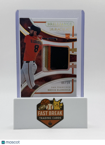 2026 Panini Immaculate Collection Brilliance Bryce Eldridge #BM-BE /10 Patch RC Memorabilia