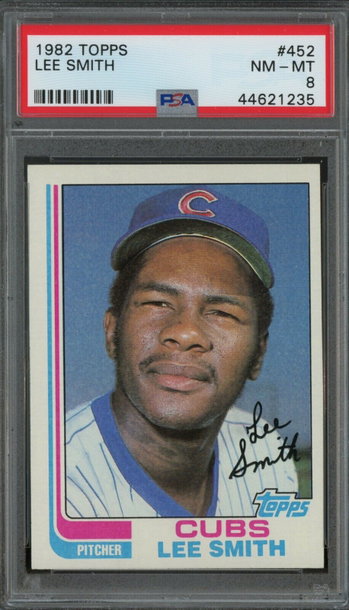 1982 Topps Lee Smith 452 PSA 8 HOF