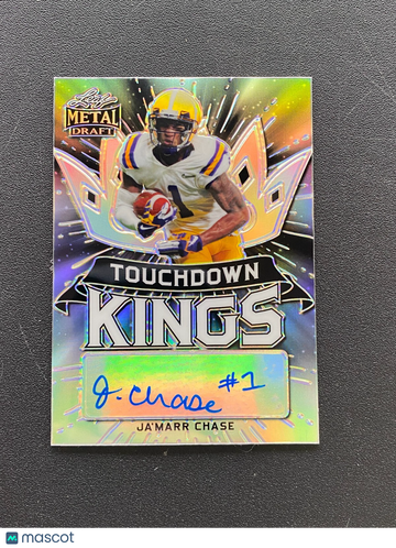 2021 Leaf Metal Ja'Marr Chase Tiger Rookie