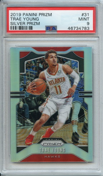 Trae Young 2019 Prizm Silver PSA 9 NEP