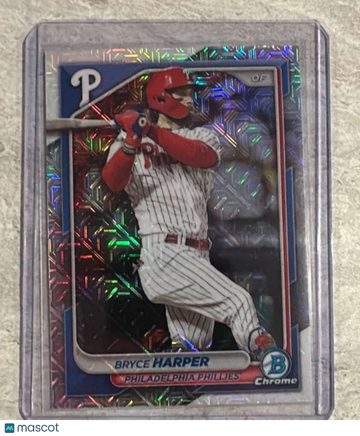 2024 Bowman - Chrome Mojo Refractors Bryce Harper #37