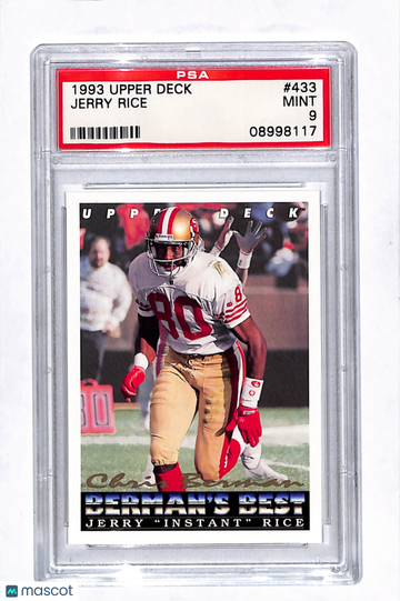 1993 Upper Deck Jerry Rice #433 PSA 9