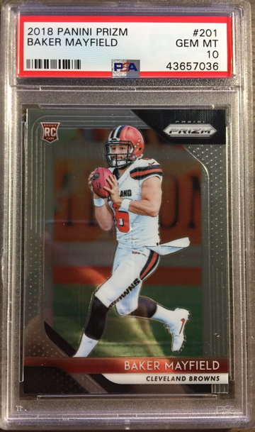 Baker Mayfield 2018 Prizm PSA 10