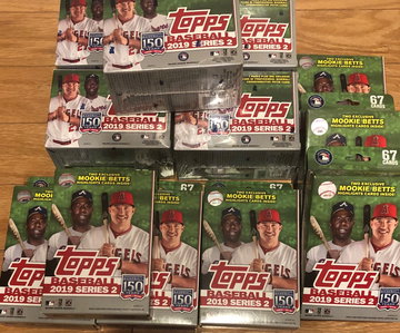 2019 topps series 2 lot blaster x5 hanger x7 Tatis