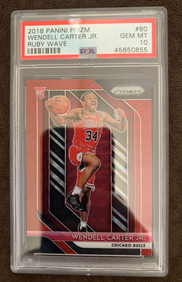2018 prizm Wendell carter jr ruby wave 
