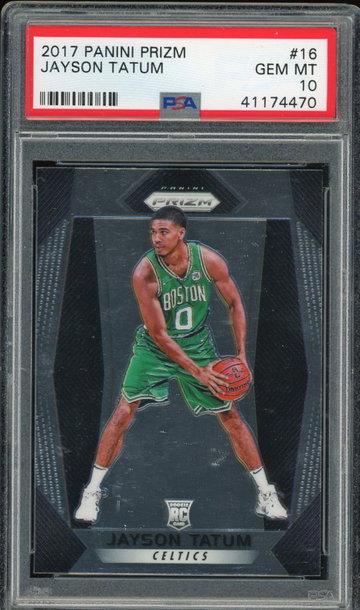 2017-18 Prizm Jayson Tatum PSA 10 RC