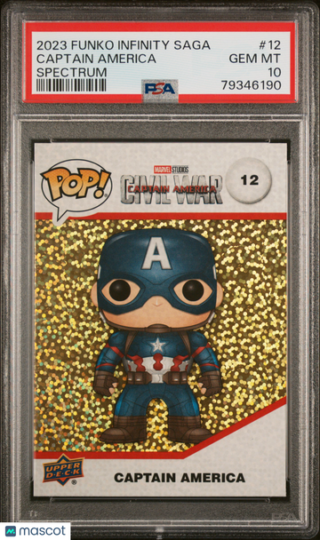 Funko Infinity Saga Captain America #12 PSA 10