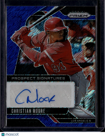 2025 Panini Prizm Christian Moore #PS-CM /8