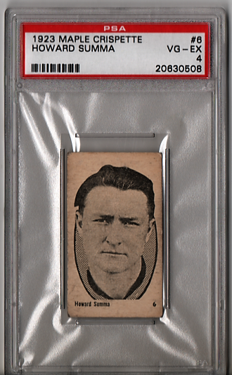 1923 Maple Crispette Howard Summa #6 PSA 4 P1270