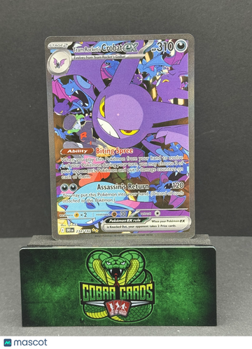2025 Destined Rivals Team Rocket's Crobat EX Holo Secret Rare SAR #234/182