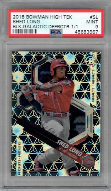 2018 Bowman High Tek SL Shed Long Black Galactic Diffractor 1/1